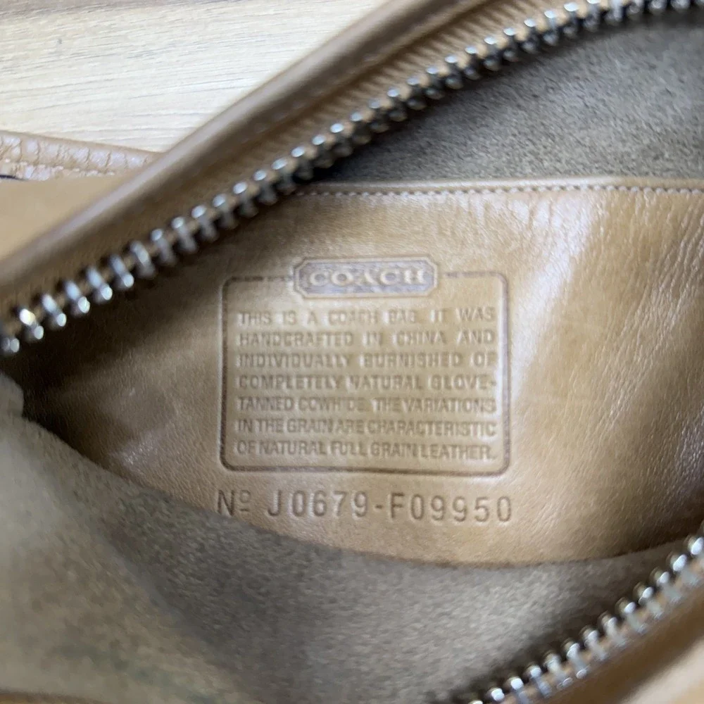 Coach Vintage Janice Legacy Reissue Shoulder Hobo Crossbody Bag F09950 Camel